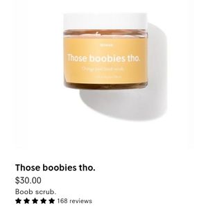 Anese Those Boobies Tho boob scrub